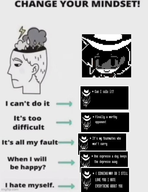 How to think like TOAA: | image tagged in change your mindset | made w/ Imgflip meme maker