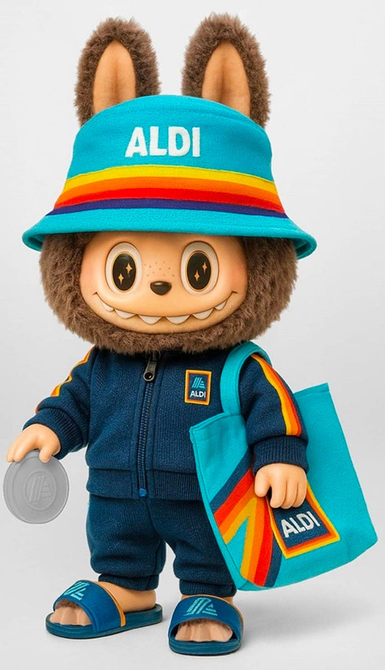 aldi labubu Blank Meme Template