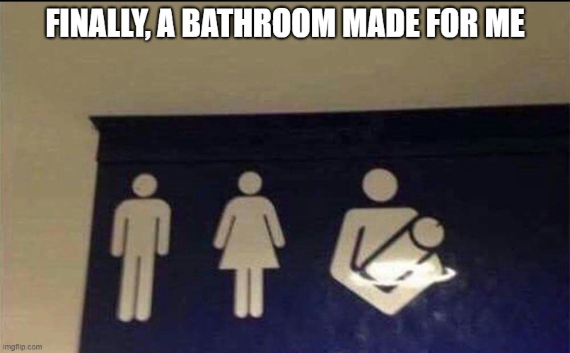 Ginormous B Room | FINALLY, A BATHROOM MADE FOR ME | image tagged in adult humor | made w/ Imgflip meme maker