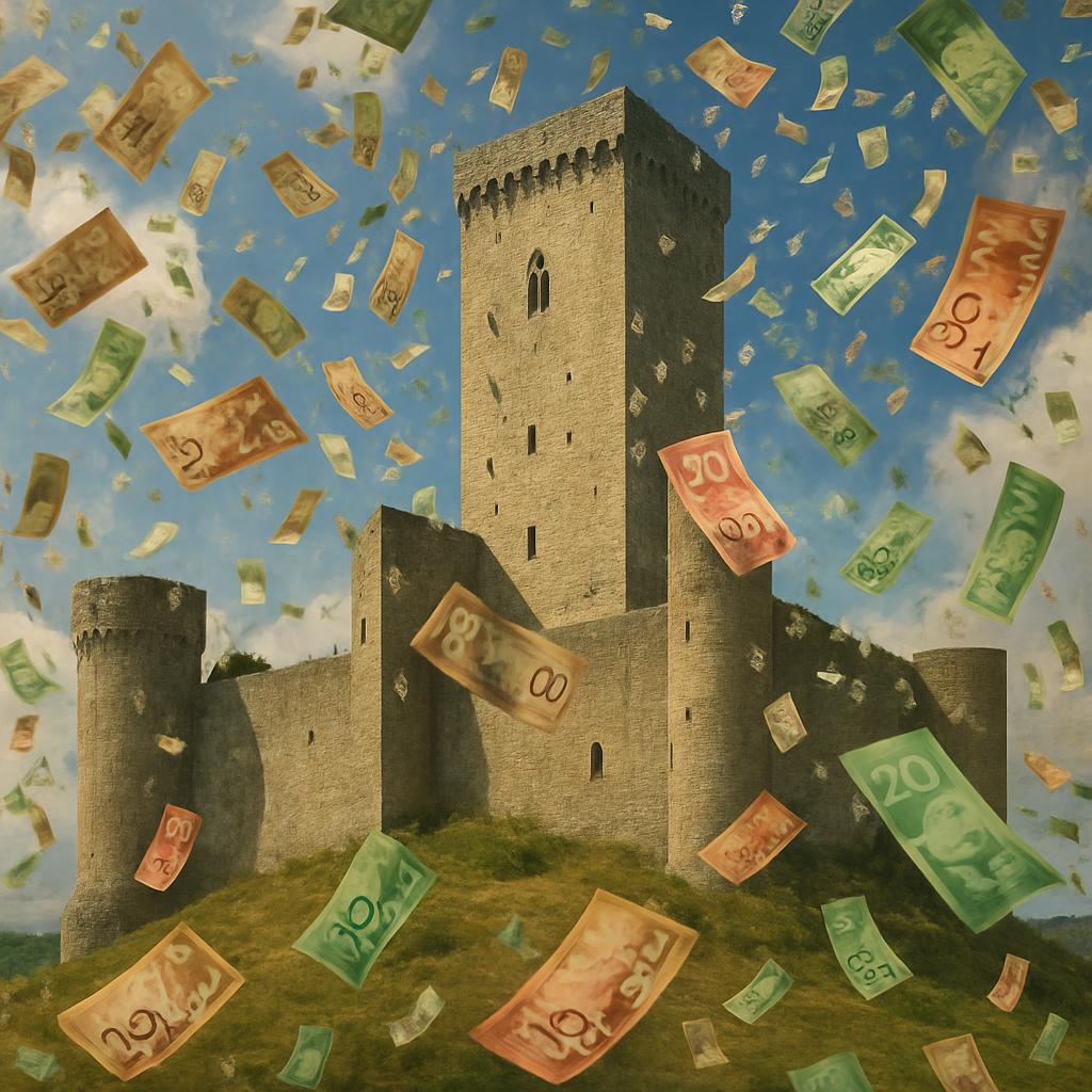 Chateau du Puivert with Abundance Blank Meme Template