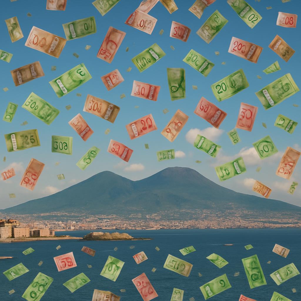 Peaceful Mount Vesuvius with Abundance Blank Meme Template