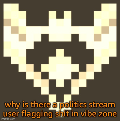 Cheze Icon Halloween Version | why is there a politics stream user flagging shit in vibe zone | image tagged in cheze icon halloween version | made w/ Imgflip meme maker