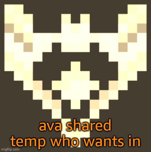 5 spots other than me, i get tsc | ava shared temp who wants in | image tagged in cheze icon halloween version | made w/ Imgflip meme maker