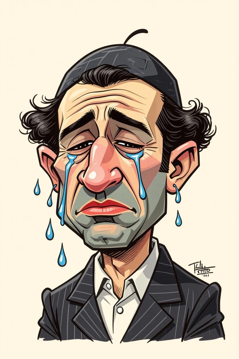 Crying jew Blank Meme Template