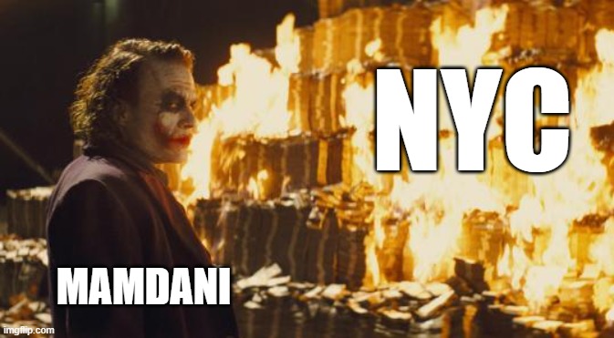 Mamdani | NYC; MAMDANI | image tagged in joker sending a message | made w/ Imgflip meme maker