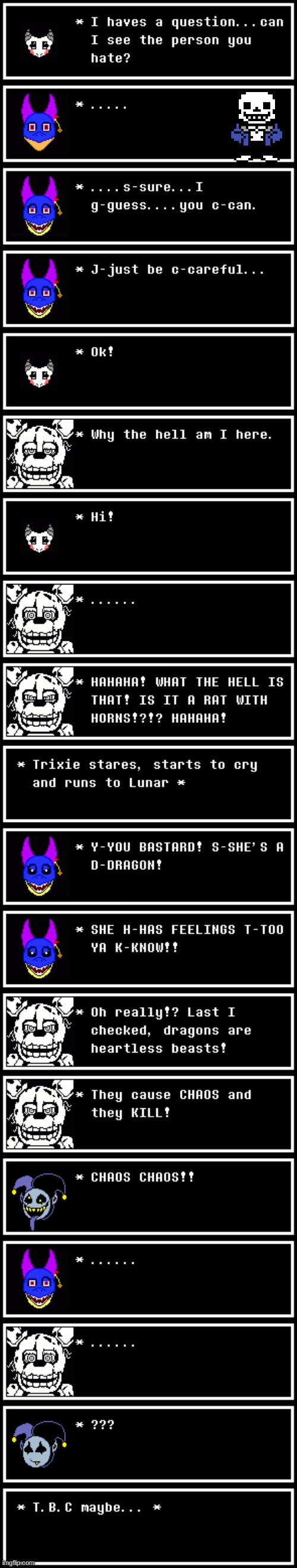 JEVIL IS HERE!! CHAOS CHAOS!! | made w/ Imgflip meme maker