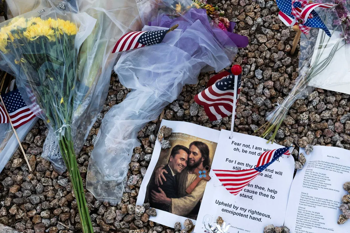 Charlie Kirk Memorial Jesus USA Blank Meme Template