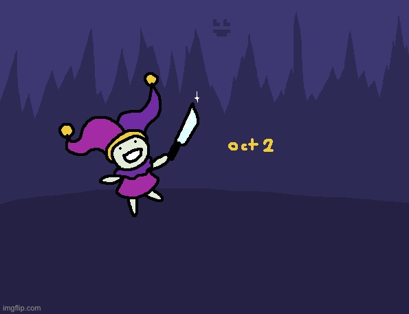 Doing my Halloween art thingy I did last year | made w/ Imgflip meme maker