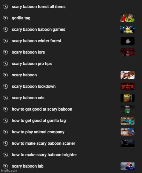 search history reveal | made w/ Imgflip meme maker