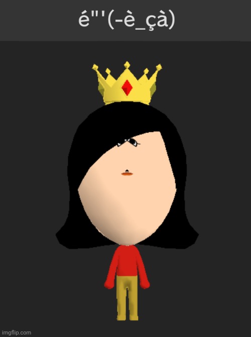 Thank you youtuber hero fourever for getting this glitched asf mii out of citra so people can put it on their tomodachi life sav | made w/ Imgflip meme maker