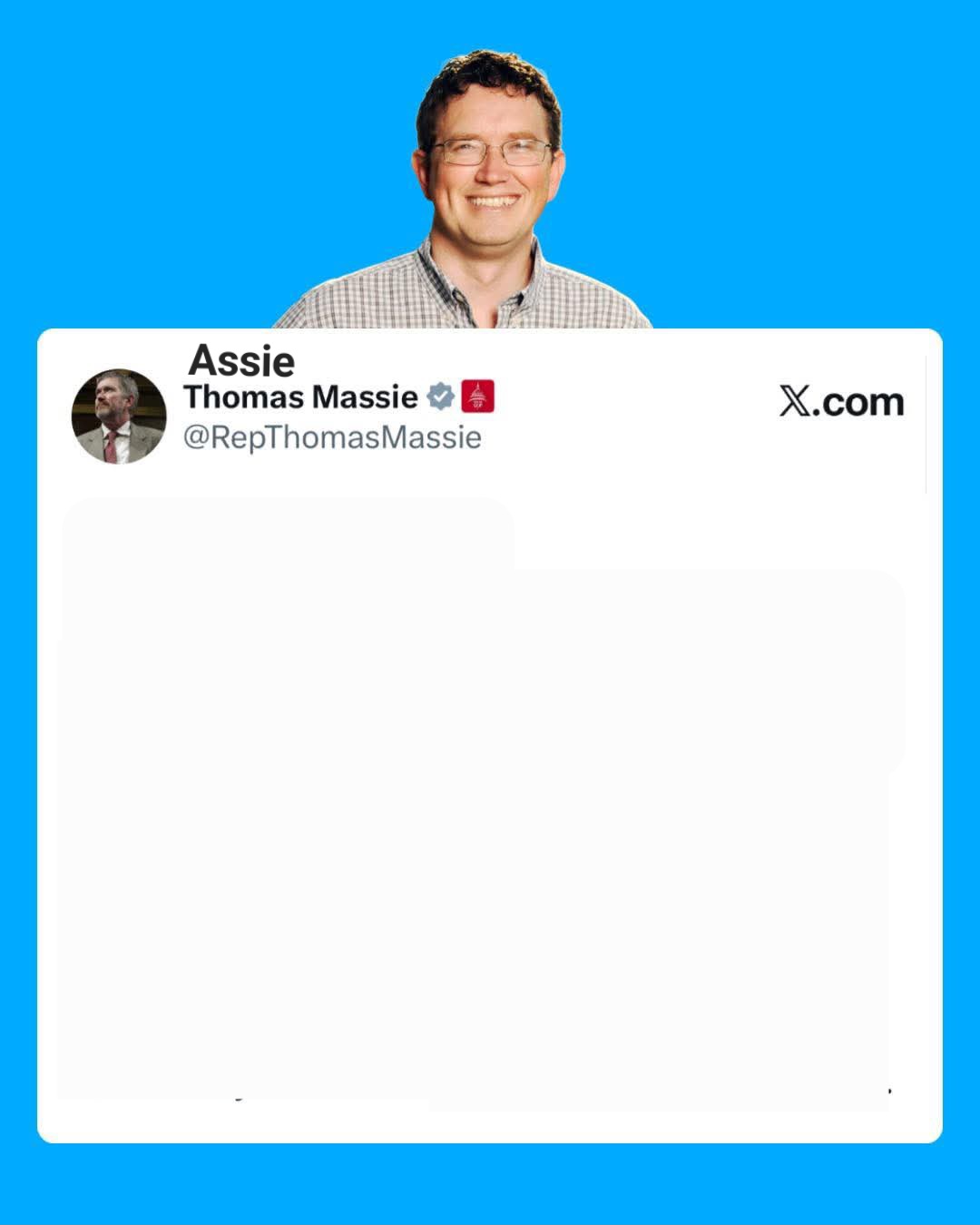 Thomas Massie Twitter template Blank Meme Template