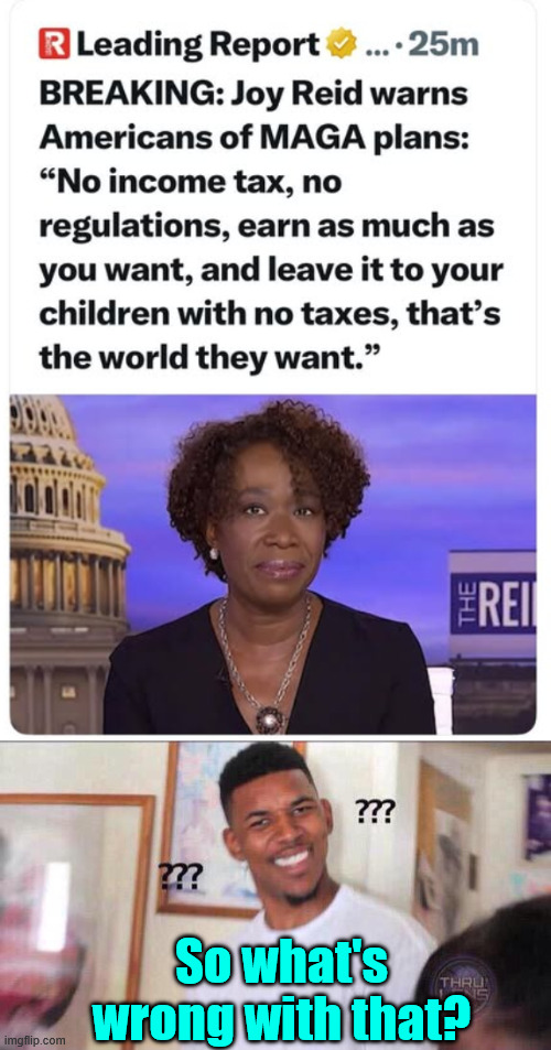 So what's wrong with that? | So what's wrong with that? | image tagged in black guy confused,joy reid | made w/ Imgflip meme maker