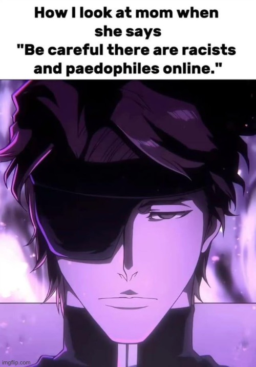 image tagged in bleach,aizen | made w/ Imgflip meme maker