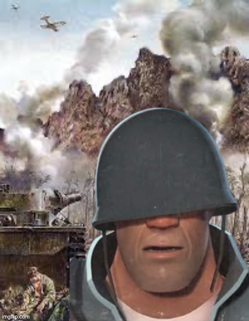 gn chat (I think) | image tagged in soldier ptsd | made w/ Imgflip meme maker