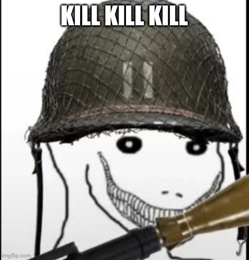 Furry hunter | KILL KILL KILL | image tagged in furry hunter | made w/ Imgflip meme maker