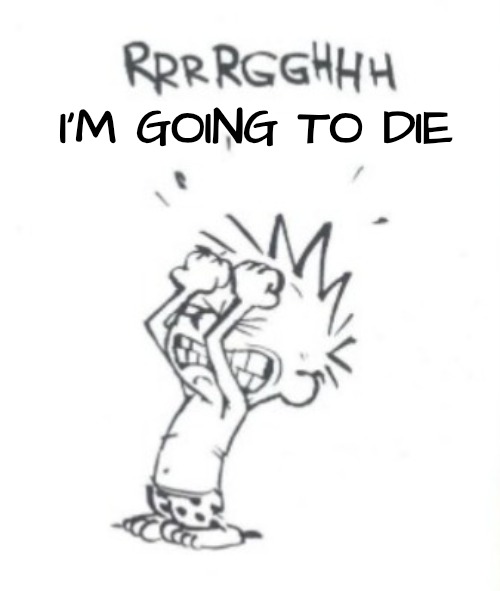 Frustrating | I'M GOING TO DIE | image tagged in frustrating | made w/ Imgflip meme maker