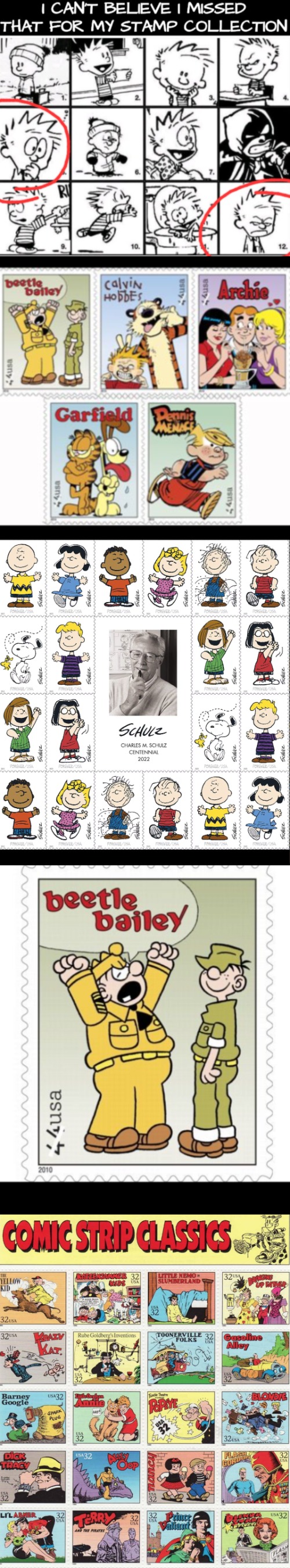 Even the USPS celebrates cartoons and comic strips | image tagged in i must add to my collection,stamp collection | made w/ Imgflip meme maker