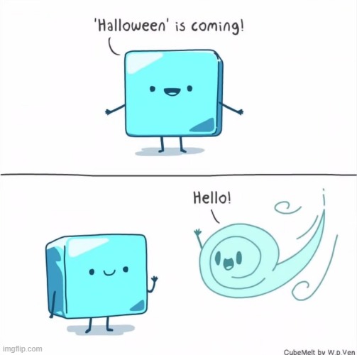 image tagged in ice cube,halloween,steam,ghost | made w/ Imgflip meme maker