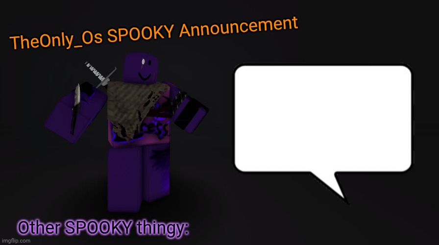 Os SPOOKY template Blank Meme Template