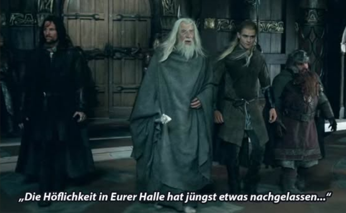 High Quality Herr der Ringe Blank Meme Template