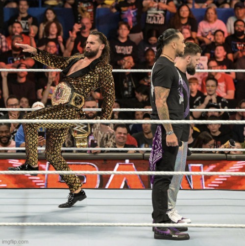 Seth Rollins Trolling | image tagged in seth rollins trolling | made w/ Imgflip meme maker