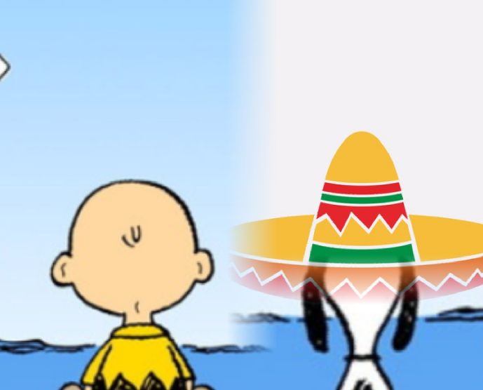 Charlie Brown and Snoopy Blank Meme Template
