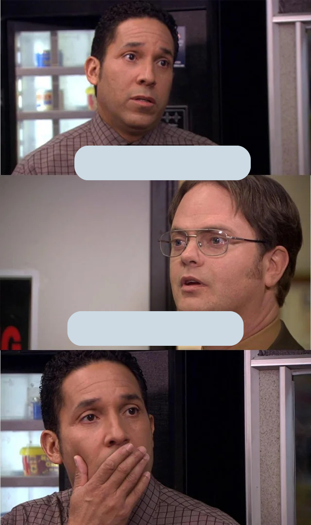 Where dwight Blank Meme Template