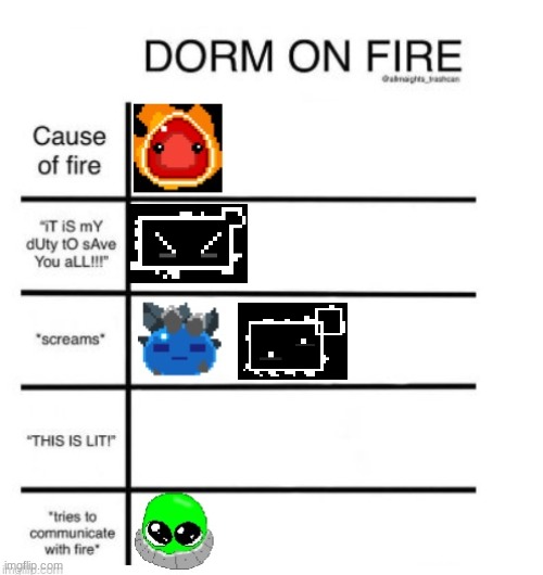 he screams then tries to save every one | made w/ Imgflip meme maker