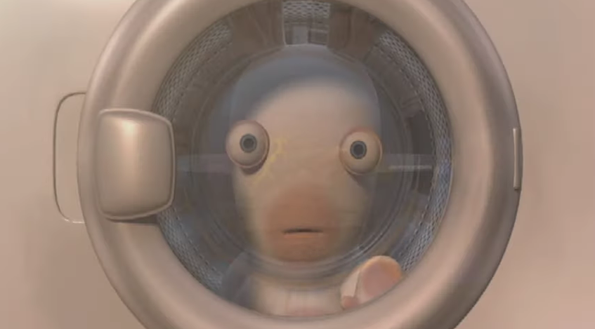 Staring Rabbid Blank Meme Template