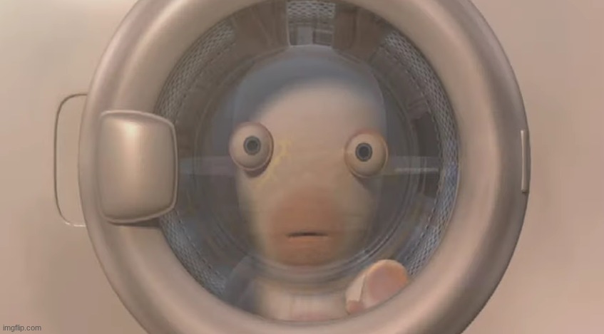 Staring Rabbid | image tagged in staring rabbid | made w/ Imgflip meme maker