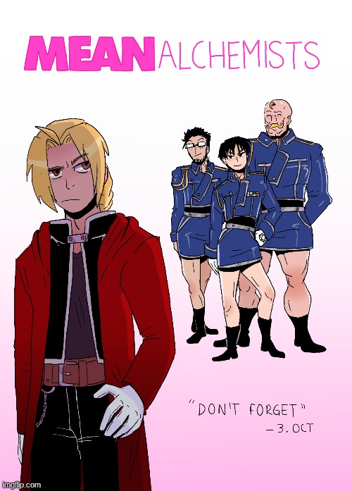 Okay while I was looking for the other one I also found this and I thought it was too funny not to put here | image tagged in fma | made w/ Imgflip meme maker
