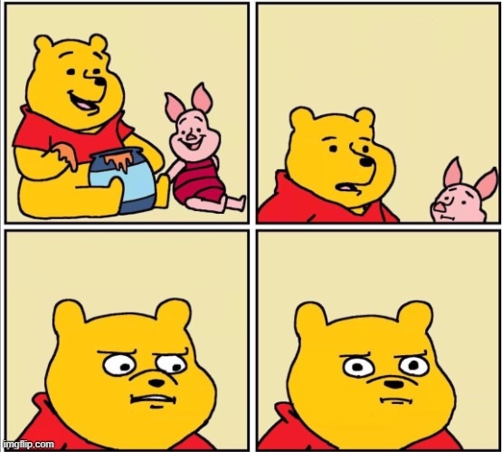 winnie empty Blank Meme Template