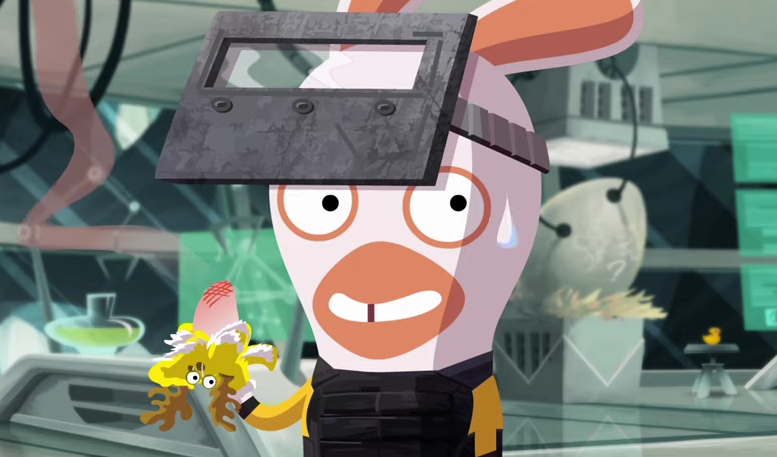 Scared Crash Test Rabbid Blank Meme Template