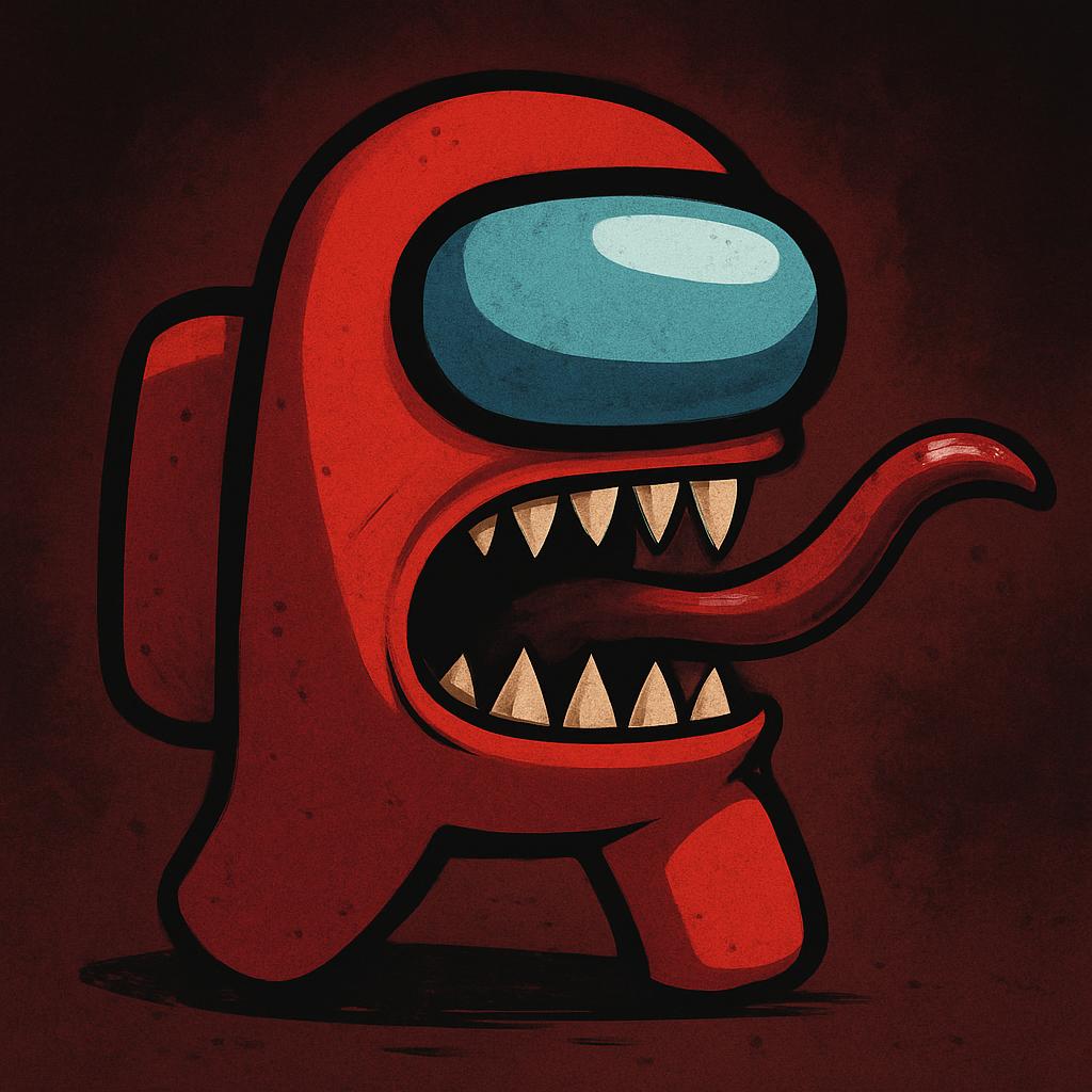 Among us imposter Blank Meme Template