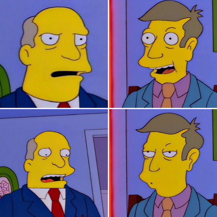 skinner puedo ver hamburguejas Blank Meme Template