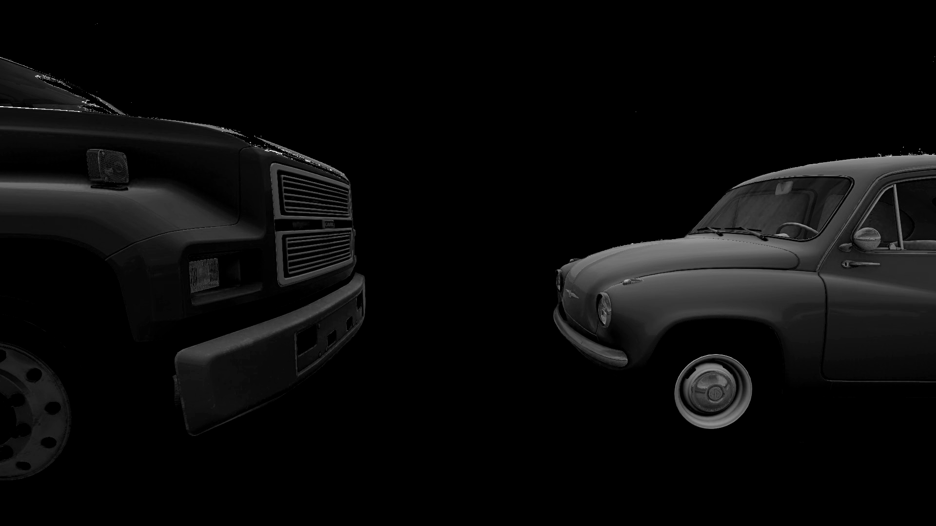 Two cars Blank Meme Template