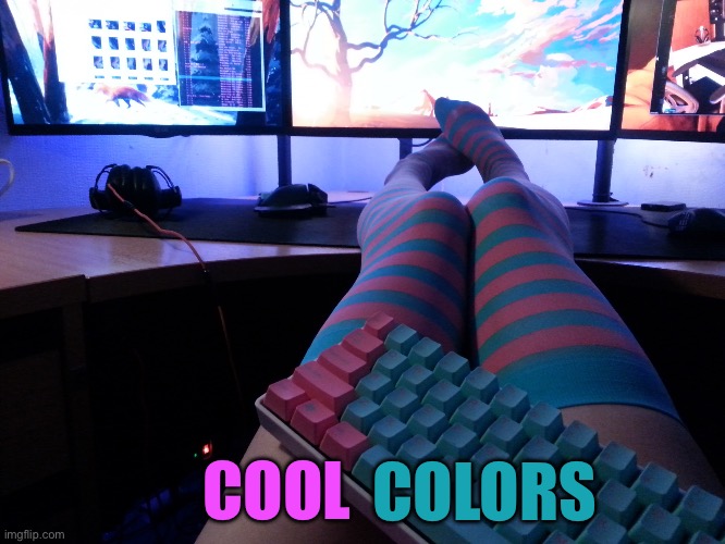 Need More Thigh Pics | COOL; COLORS | image tagged in programmer socks,memes | made w/ Imgflip meme maker
