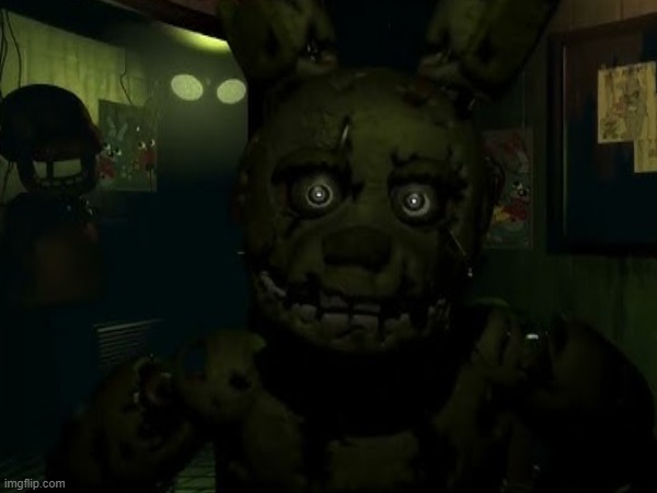 peeing springtrap 2 Blank Meme Template