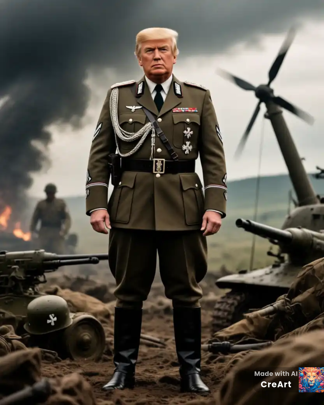 Nazi Trump Blank Meme Template