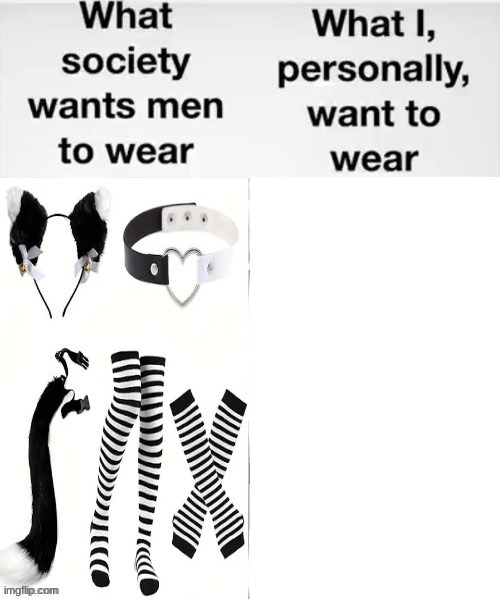 i don't want to be a femboy Blank Meme Template