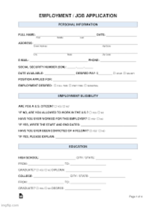 run | image tagged in job application | made w/ Imgflip meme maker