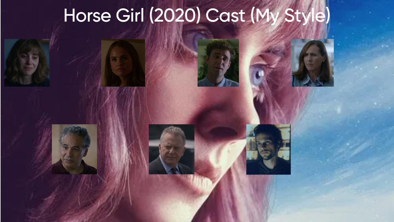 Horse Girl (2020) Cast (My Style) Blank Meme Template