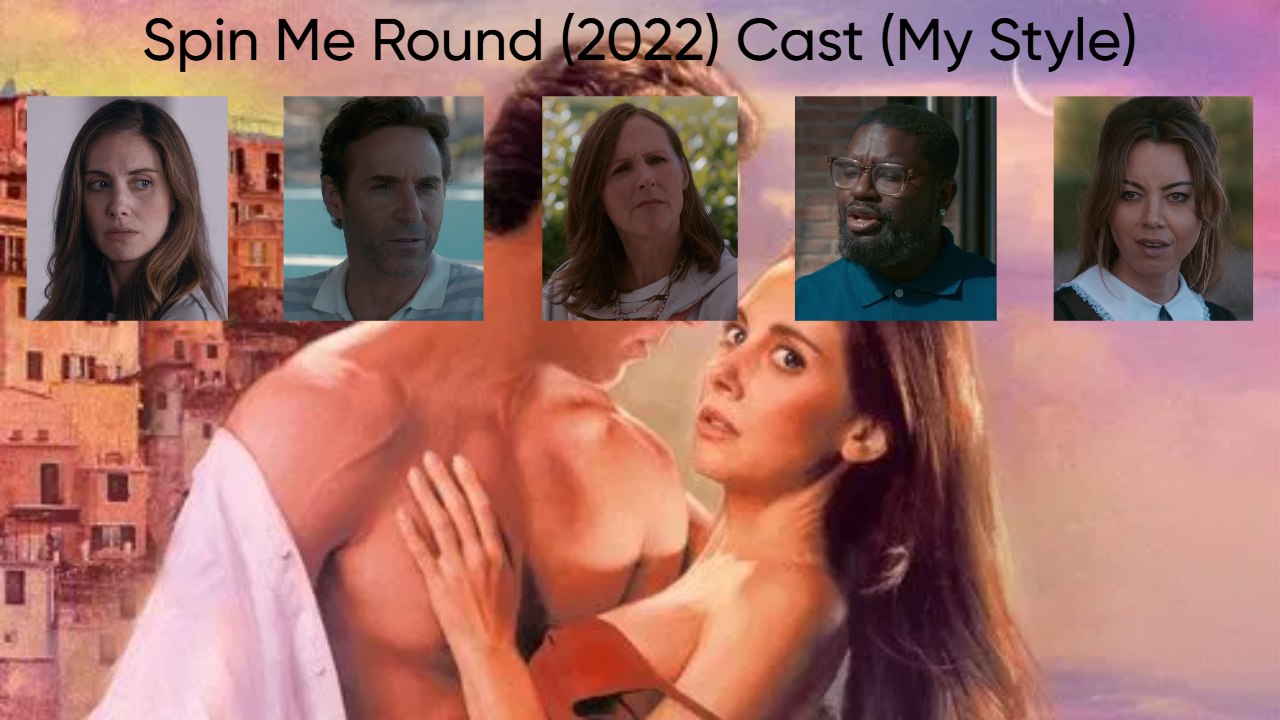 Spin Me Round (2022) Cast (My Style) Blank Meme Template
