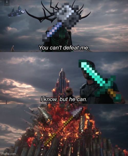Spear+elytra=OP | image tagged in i know but he can | made w/ Imgflip meme maker