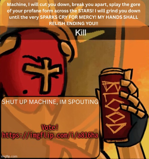 yes | Vote!
https://imgflip.com/i/a816ha | image tagged in gabriel announcement | made w/ Imgflip meme maker