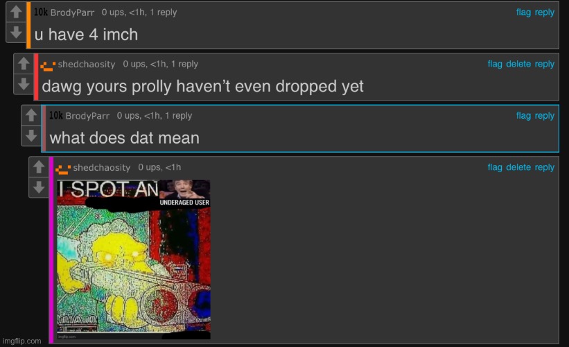 oh moderators | made w/ Imgflip meme maker