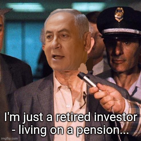 I'm just a retired investor - living on a pension... | made w/ Imgflip meme maker