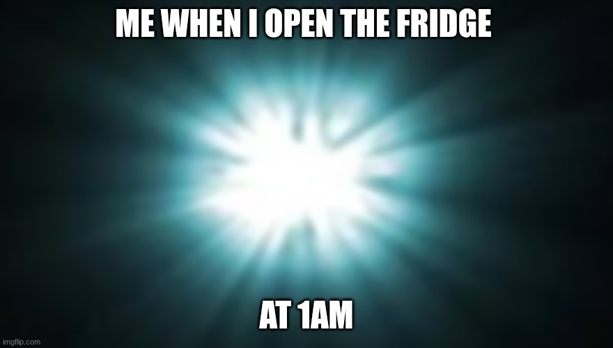 the frdge | ME WHEN I OPEN THE FRIDGE; AT 1AM | image tagged in the flash | made w/ Imgflip meme maker