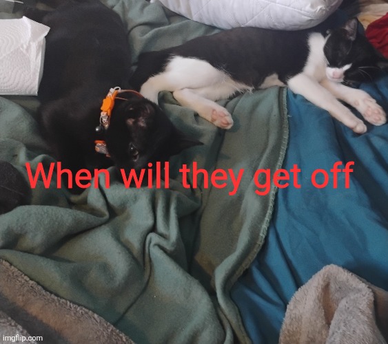 When will they get off | made w/ Imgflip meme maker