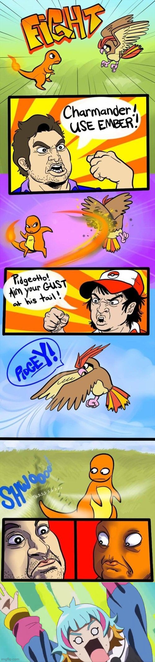 Oh crud! | image tagged in charmander | made w/ Imgflip meme maker